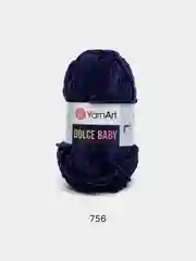 Темно-синий пряжа плюшевая YarnArt "Dolce Baby", 100% микрополиэстер, 50 г, 85 м