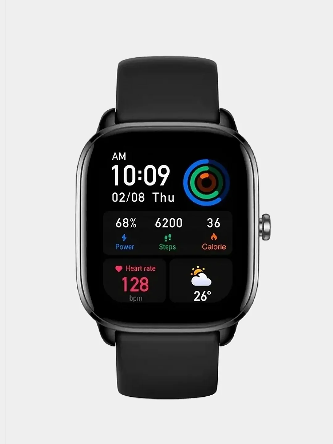 Черный смарт часы Xiaomi Amazfit GTS 4