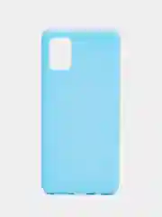 Голубой силиконовый чехол для Samsung Galaxy A51 (SM-A515F) (Самсунг Галакси А51), прозрачный