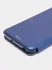 Синий чехол книжка для Xiaomi Redmi 9C / 9A / 9 / 7A / 8/8A, Note 9/9S/9 Pro, 8/8 Pro, 4X, 7, 8T