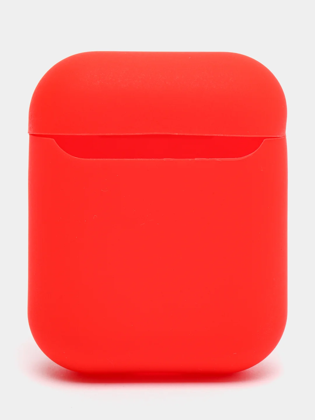 Красный силиконовый чехол для наушников Apple AirPods 1 / 2