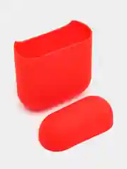 Красный силиконовый чехол для наушников Apple AirPods 1 / 2