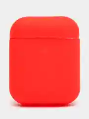Красный силиконовый чехол для наушников Apple AirPods 1 / 2
