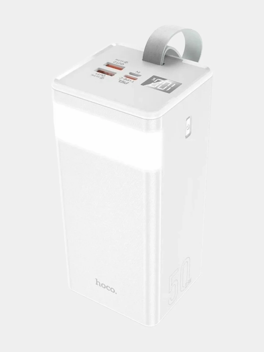 Белый внешний аккумулятор Hoco J86A 50000 mAh