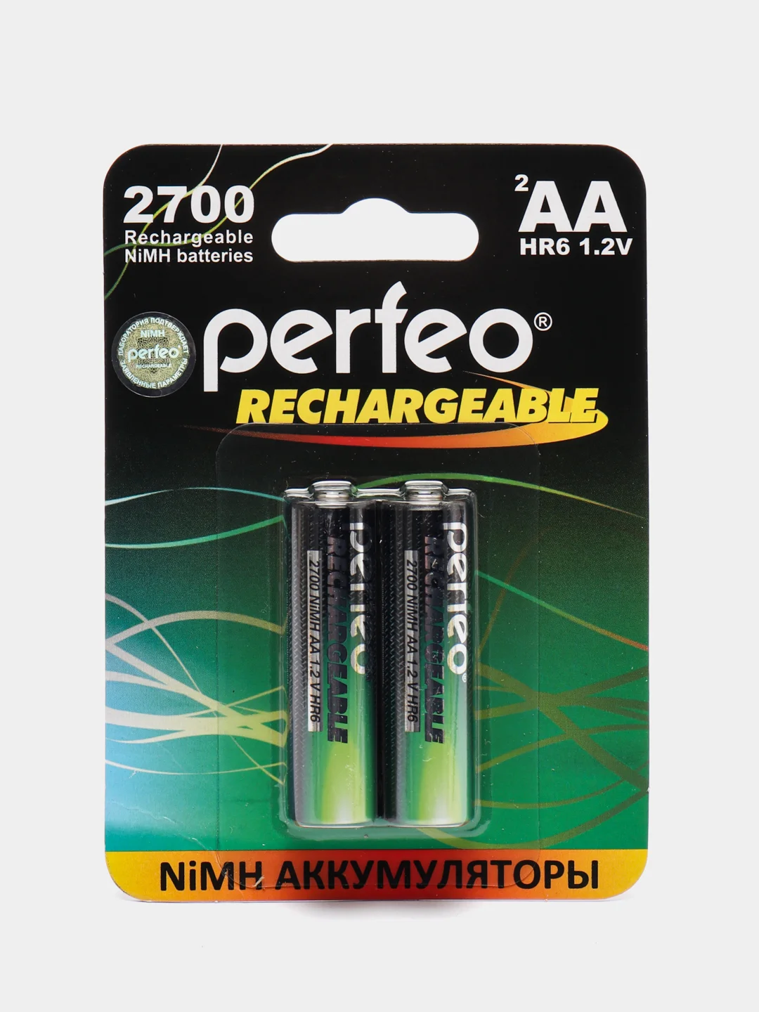 Аккумуляторы АА Perfeo, Ni-MH, пальчиковые аккумуляторные батарейки