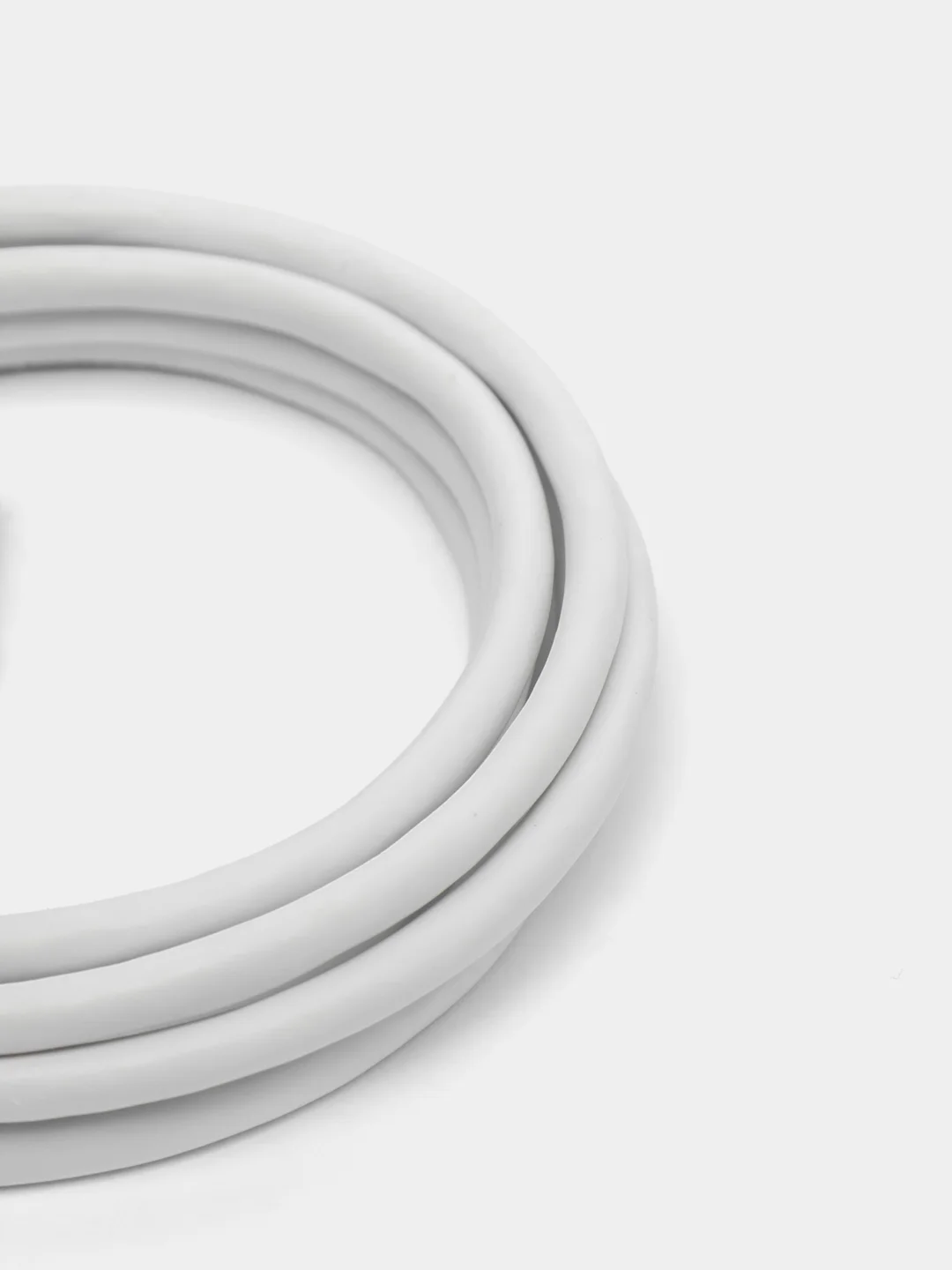 Белый кабель Lightning для iPhone 7, 8, X, 11, 12, 13, iPad, 1 метр, без упаковки