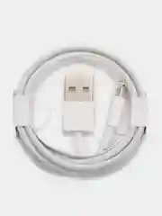 Белый кабель Lightning для iPhone 7, 8, X, 11, 12, 13, iPad, 1 метр, без упаковки