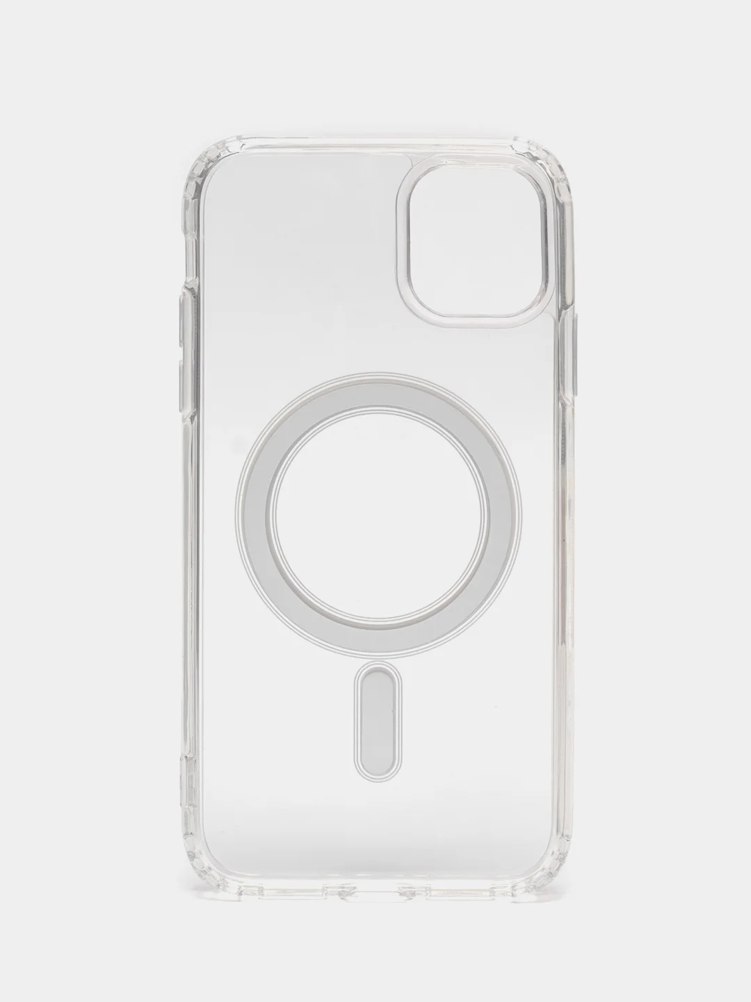 Чехол Magsafe для iPhone 11, 12/12Pro, 13  прозрачный (айфон)