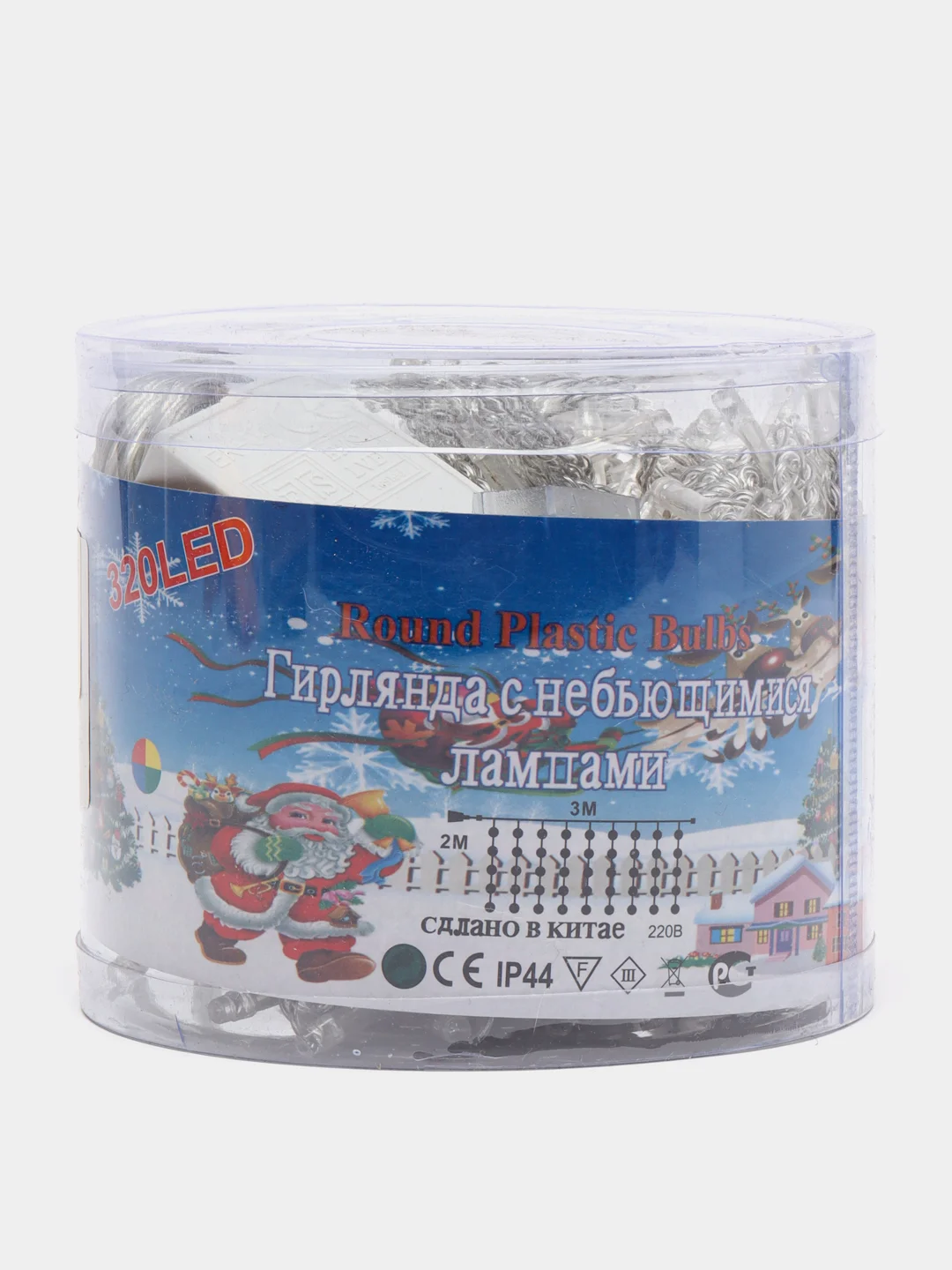 Гирлянда "Занавес", 3 х 2 м, 8 режимов свечения, 320 LED