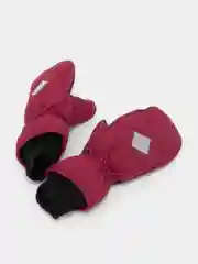 Бордовый варежки женские, краги, теплые, непромокаемые