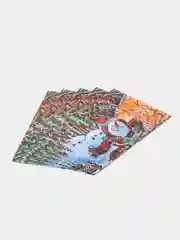 Бирюзовый пакет новогодний 20 х 30 см (3, 5, 10 шт)
