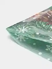 Желтый пакет новогодний 20 х 30 см (3, 5, 10 шт)