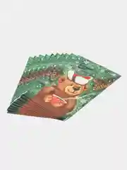 Желтый пакет новогодний 20 х 30 см (3, 5, 10 шт)