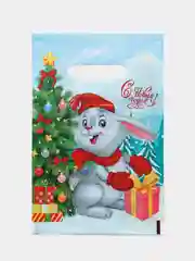 Коралловый пакет новогодний 20 х 30 см (3, 5, 10 шт)