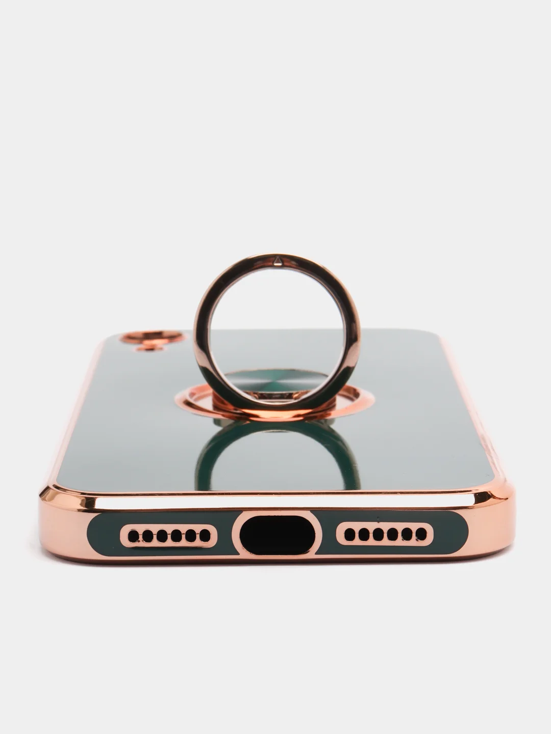 Лесной зеленый чехол с кольцом для  айфон IPhone XS XR XS Max 11 Pro 12 12 Mini 12 Pro Max 13 13 Pro Max