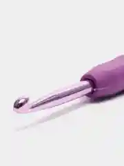 Крючки для вязания, с резиновой ручкой
