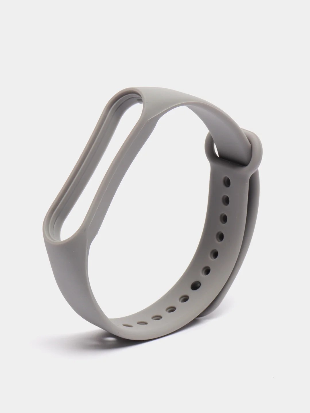 Серый ремешок силиконовый для Xiaomi Mi Band 7 / Xiaomi Mi Band 8