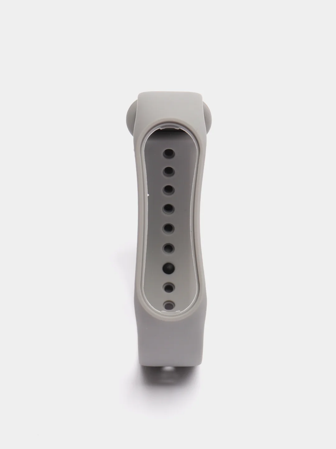 Серый ремешок силиконовый для Xiaomi Mi Band 7 / Xiaomi Mi Band 8