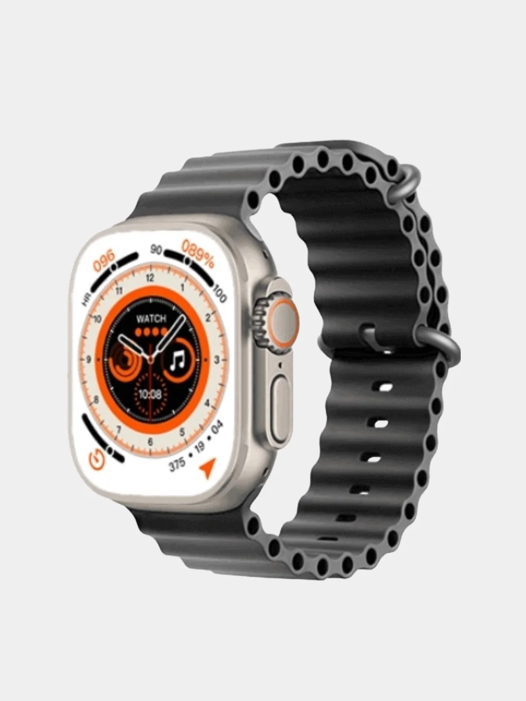 Оранжевый умные смарт фитнес часы W&O X8 + Ultra, 49 мм, смарт часы, smart watch