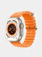 Оранжевый умные смарт фитнес часы W&O X8 + Ultra, 49 мм, смарт часы, smart watch
