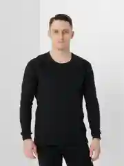 Черный термобелье мужское, зимнее, маломерит