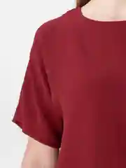 Блузка женская бордовая