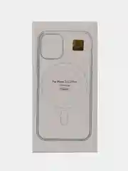Прозрачный чехол MagSafe для iPhone 11, 12, 13, 14, 15, Pro, Pro Max, Plus, mini, айфон, магсейф