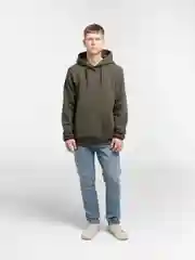 Хаки толстовка с капюшоном, унисекс