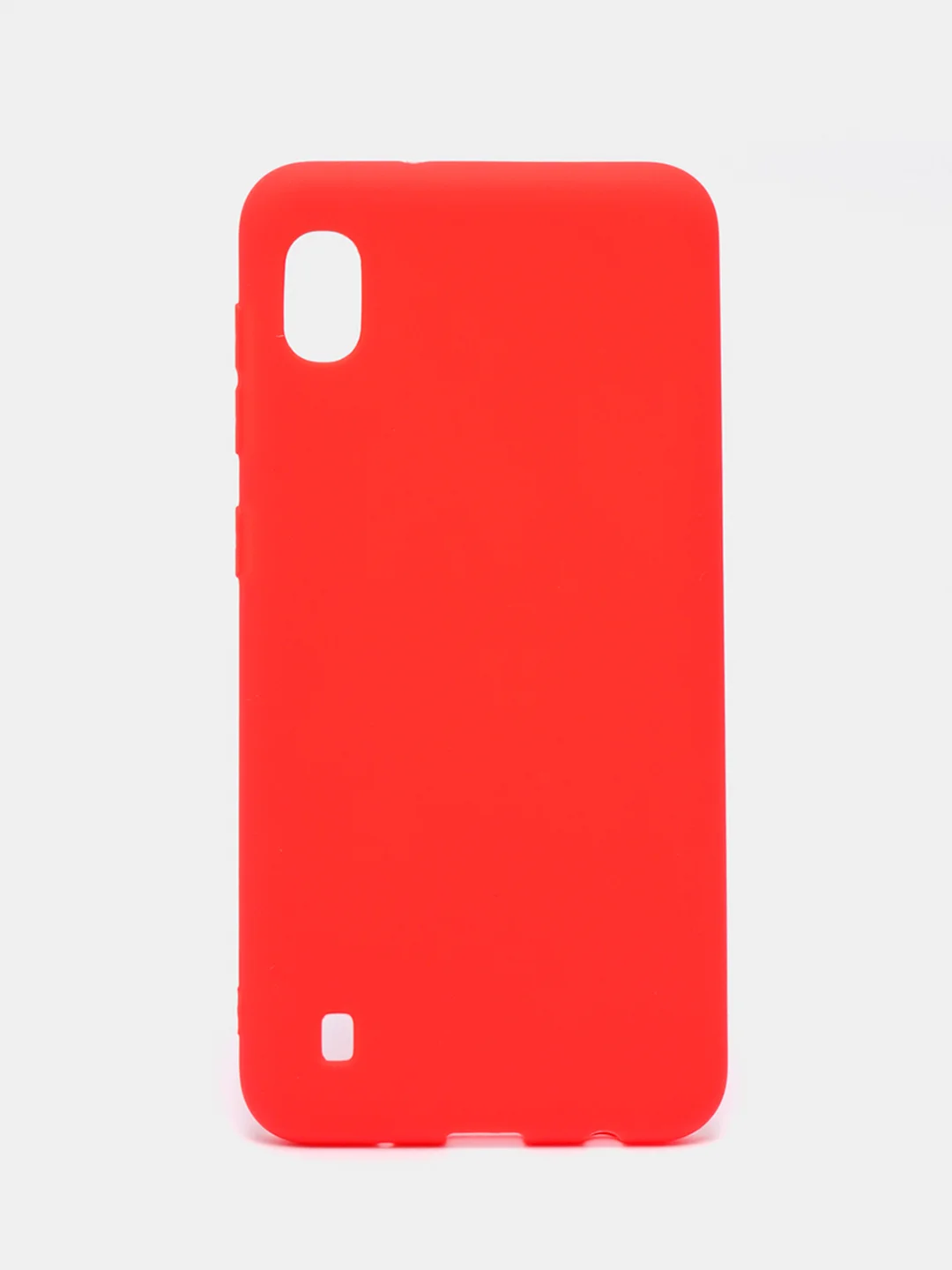 Красный чехол Samsung Galaxy A10 / M10 (Самсунг Галакси А10 / М10), прозрачный