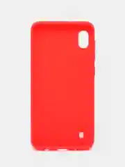 Красный чехол Samsung Galaxy A10 / M10 (Самсунг Галакси А10 / М10), прозрачный