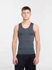 Серый майка мужская спортивная, компрессионная