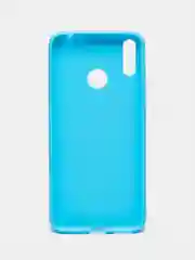 Голубой чехол Huawei Honor 8C, Хуавей Хонор 8С силиконовый цветной матовый