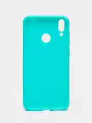 Бирюзовый чехол Huawei Honor 8C, Хуавей Хонор 8С силиконовый цветной матовый