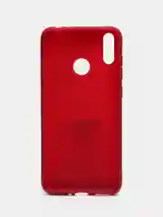 Бордовый чехол Huawei Honor 8C, Хуавей Хонор 8С силиконовый цветной матовый