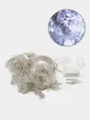 Белый гирлянда штора "Занавес" новогодняя, светодиодная(led), Теплый, Холодный белый свет 3х2 м