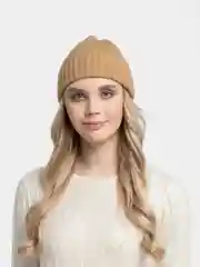 Алый женская утепленная шапка бини