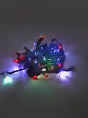 Гирлянда разноцветная, с небьющимися лампами, 7 метров, 100 LED