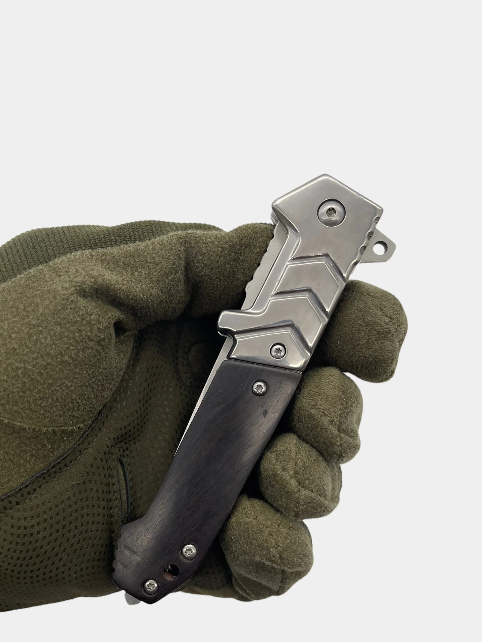 Нож Browning FA56 складной туристический, сталь 420, рукоять накладки сталь, дерево