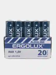 Батарейки Ergolux, алкалиновые