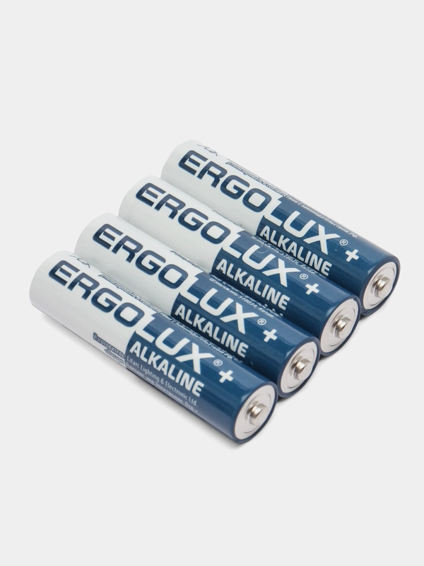 Батарейки Ergolux, алкалиновые