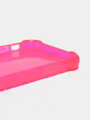 Фуксия чехол противоударный на iPhone 7, 8, 11, 12, 13, Pro, mini, Max, Plus, прозрачный