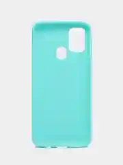 Бежевый чехол силиконовый для Samsung Galaxy M31 (Самсунг Галакси М31), цветной, матовый