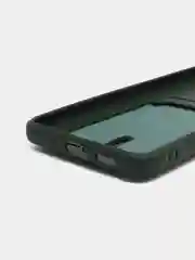 Зеленый чехол Samsung Galaxy A33, Самсунг Галакси А33 5G силиконовый, с карманом для карты