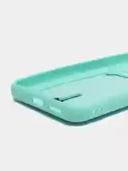 Бирюзовый чехол Xiaomi Redmi 10A / 9C, Сяоми Редми 10А / 9С, с карманом для карты, силиконовый