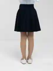 Индиго юбка школьная, детская