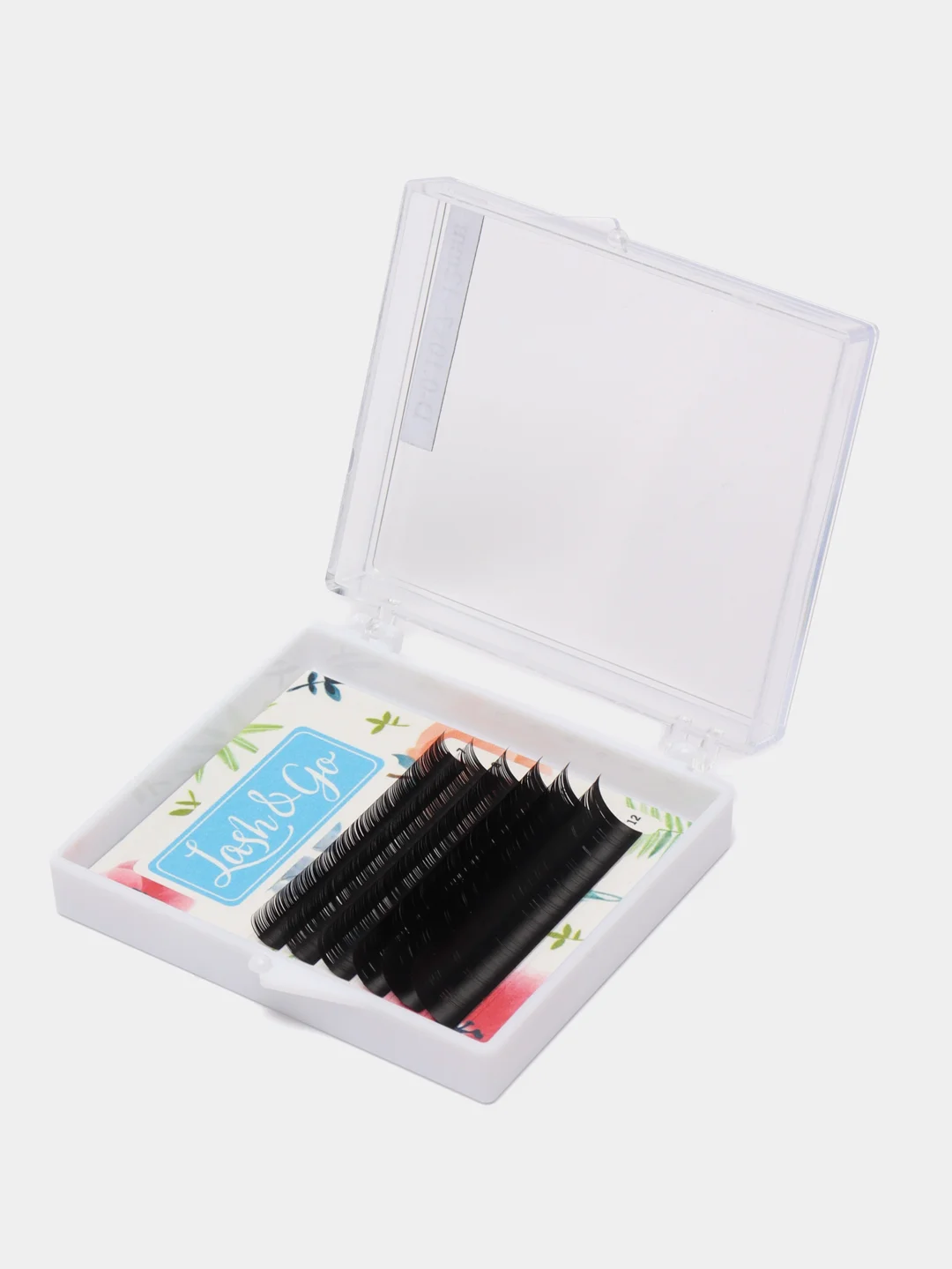 Ресницы черные Мини Микс 6 линий Lash&Go, наращивание ресниц ПРЗ