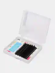 Ресницы черные Мини Микс 6 линий Lash&Go, наращивание ресниц ПРЗ