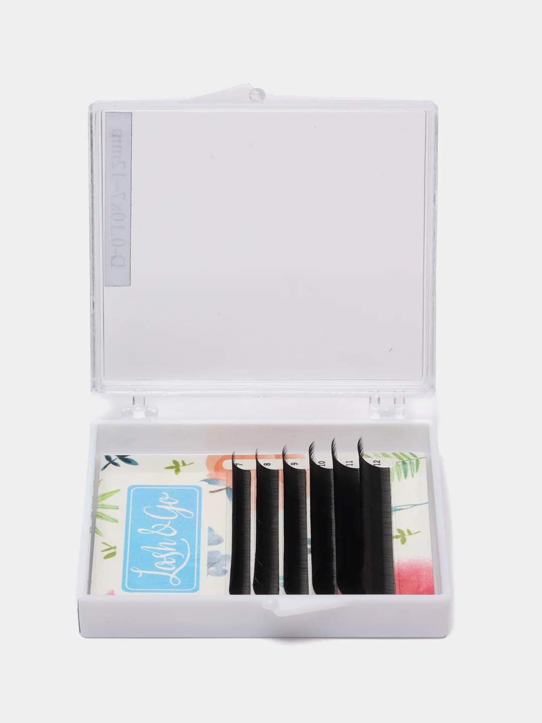 Ресницы черные Мини Микс 6 линий Lash&Go, наращивание ресниц ПРЗ