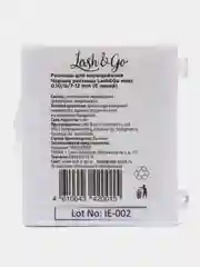 Ресницы черные Мини Микс 6 линий Lash&Go, наращивание ресниц ПРЗ