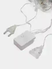 Белый гирлянда-штора светодиодная
